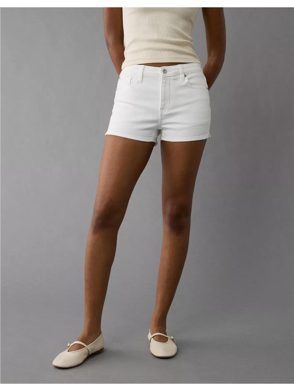 AE Stretch HR Cuffed Shorts 10